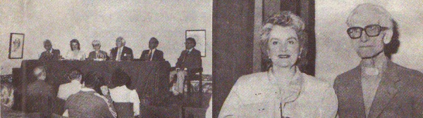 Actos de la Sociedad Mexicana de Filosofía en el Claustro de Sor Juana Inés de la Cruz en 1989