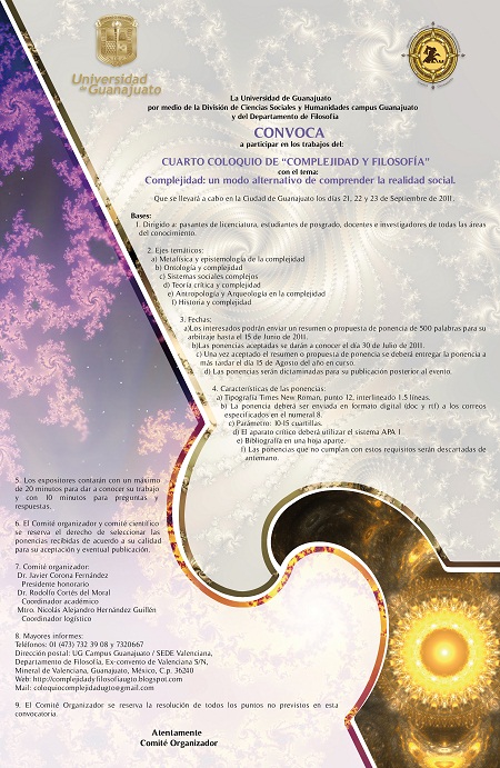 IV Coloquio Complejidad y Filosofía